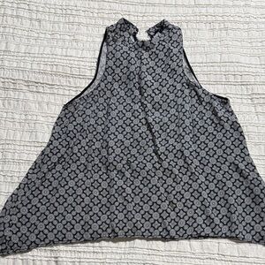 Zara Monochrome Geometric Tank Top